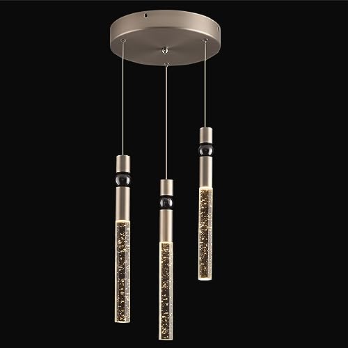 Brushed Nickel 3 Light
