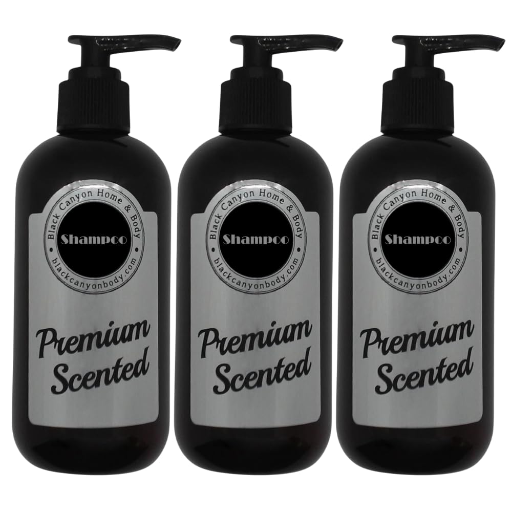 Black Canyon Argan Oil Shampoo Variety Pack - Apple, Grape, Watermelon Scents for Daily Hair Care