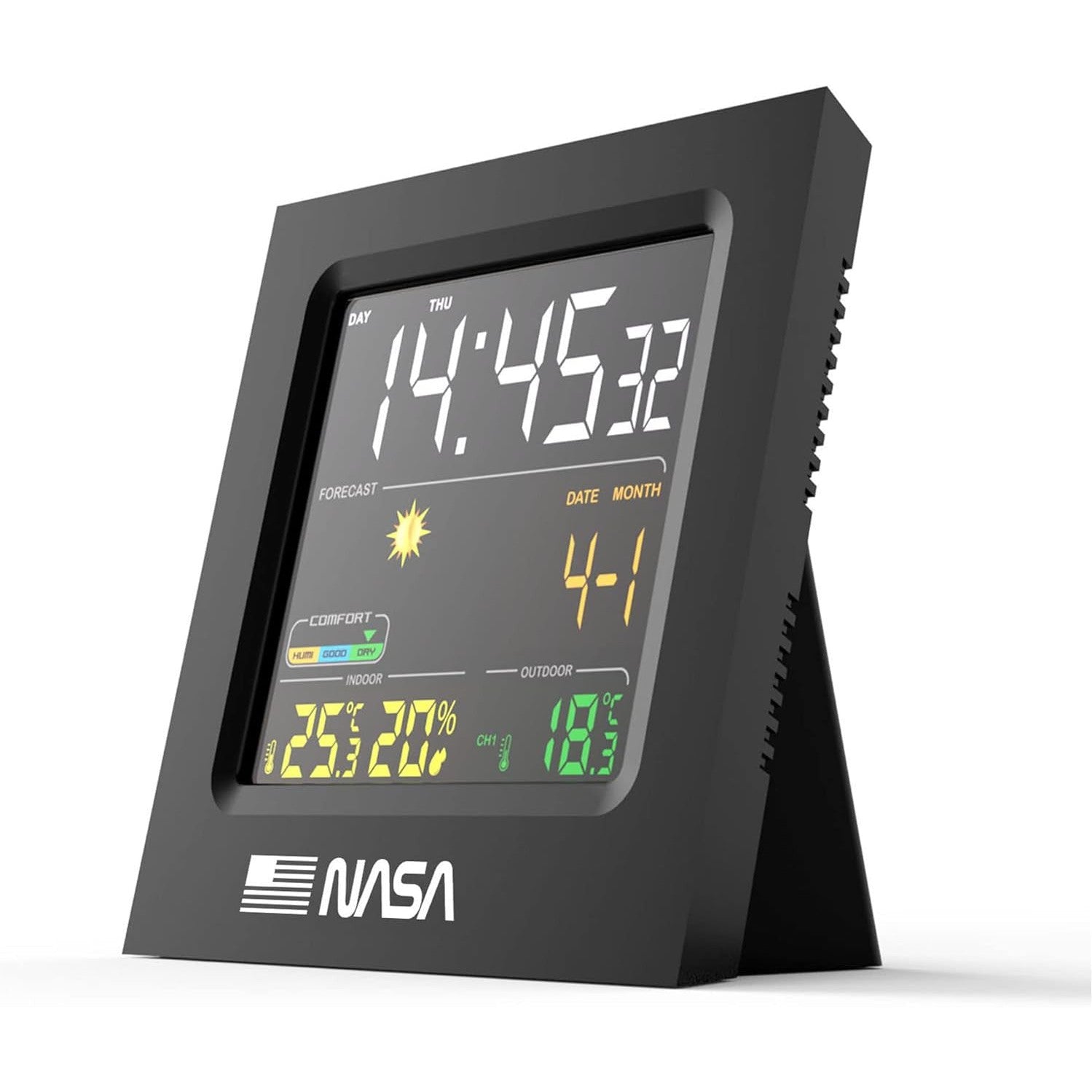 NASA Weather Station WS300 - Wireless Digital Weather Monitor for Home & Outdoor Use - Perfect for Astronaut Enthusiasts, Weather Tracking, and Home Security