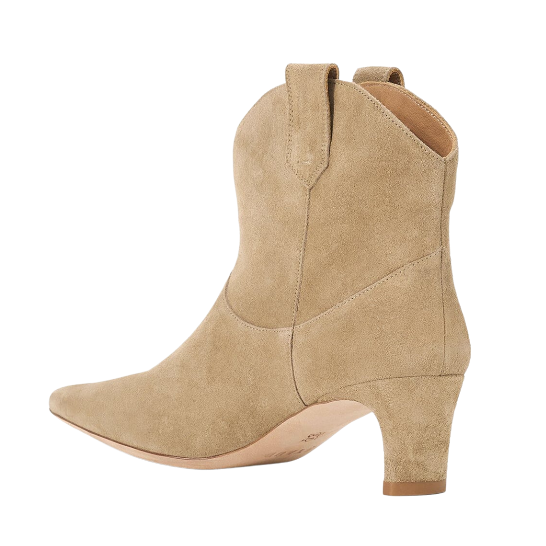 Western Walley Women's Ankle Boots - Comfortable Leather Booties with Chunky Heel for Fall/Winter | Perfect for Office, Casual Outfits & Date Nights