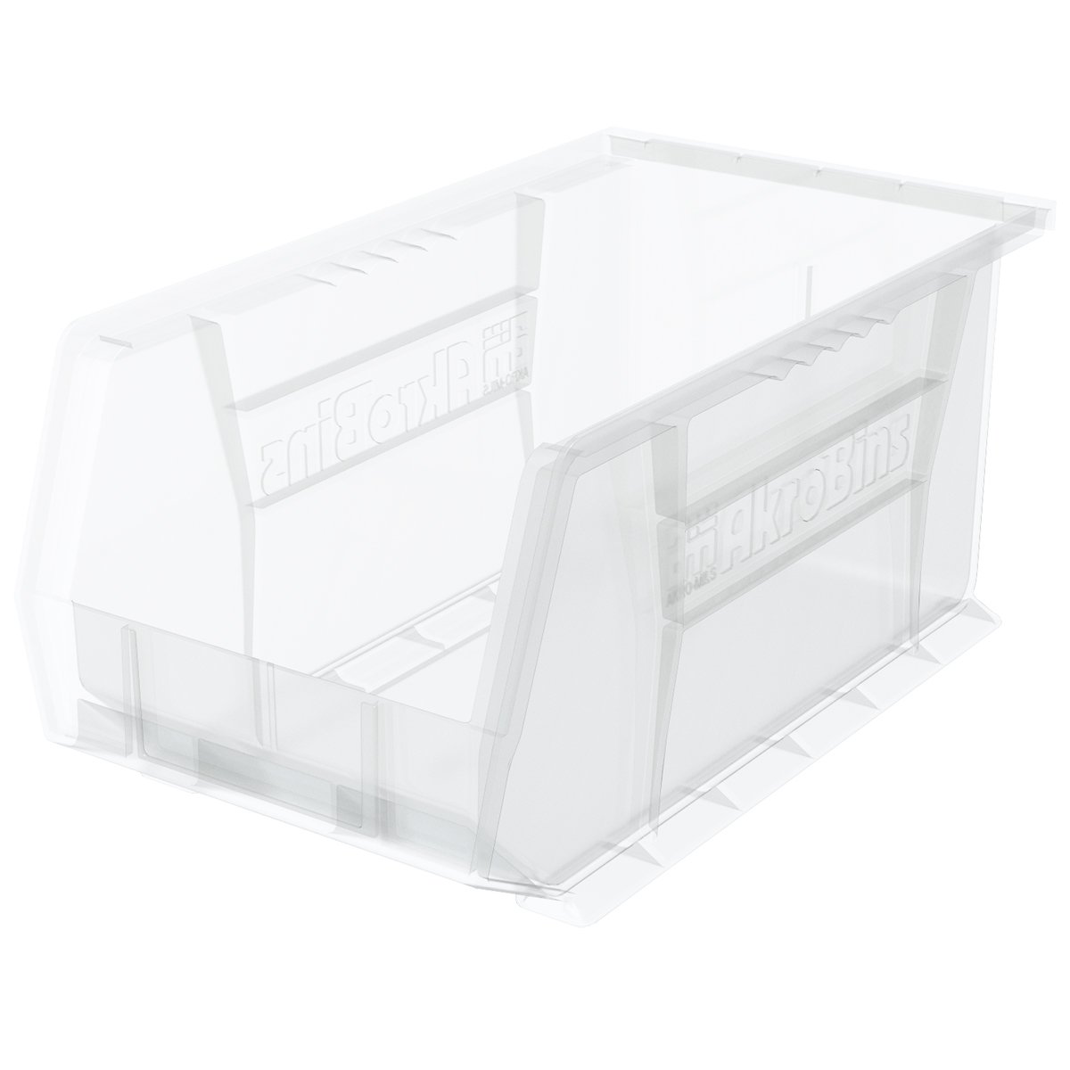 Akro-Mils 30240 Clear Plastic Storage Bins - 15