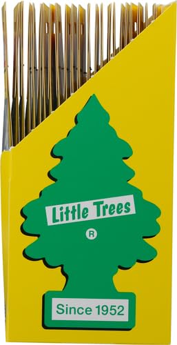 LITTLE TREES Car Air Freshener - 2 Pack Hanging Paper Tree for Home & Car | New Car Scent | Eliminate Odors in Vehicles, Offices & Small Spaces