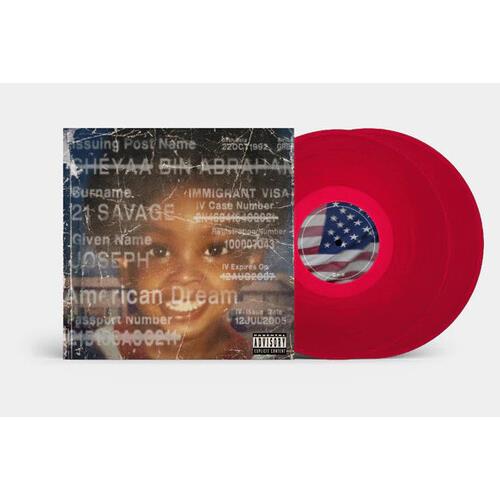 American Dream Red Colored Vinyl LP Record - Limited Edition Red Vinyl for Music Collectors & Audiophiles - Perfect for Home Listening, Gifts & Vinyl Collections