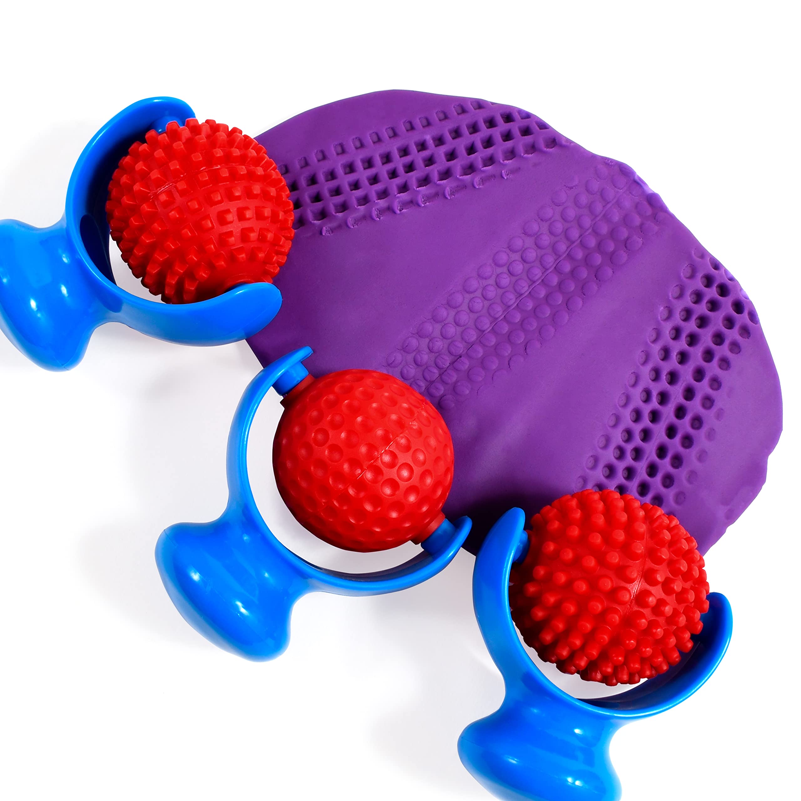 READY 2 LEARN Palm Dough Rollers - Set of 3 Ergonomic Kids Art Tools for Textured Patterns in Play Dough, Clay & Paint - Perfect for Classroom Activities, Sensory Play & DIY Crafts