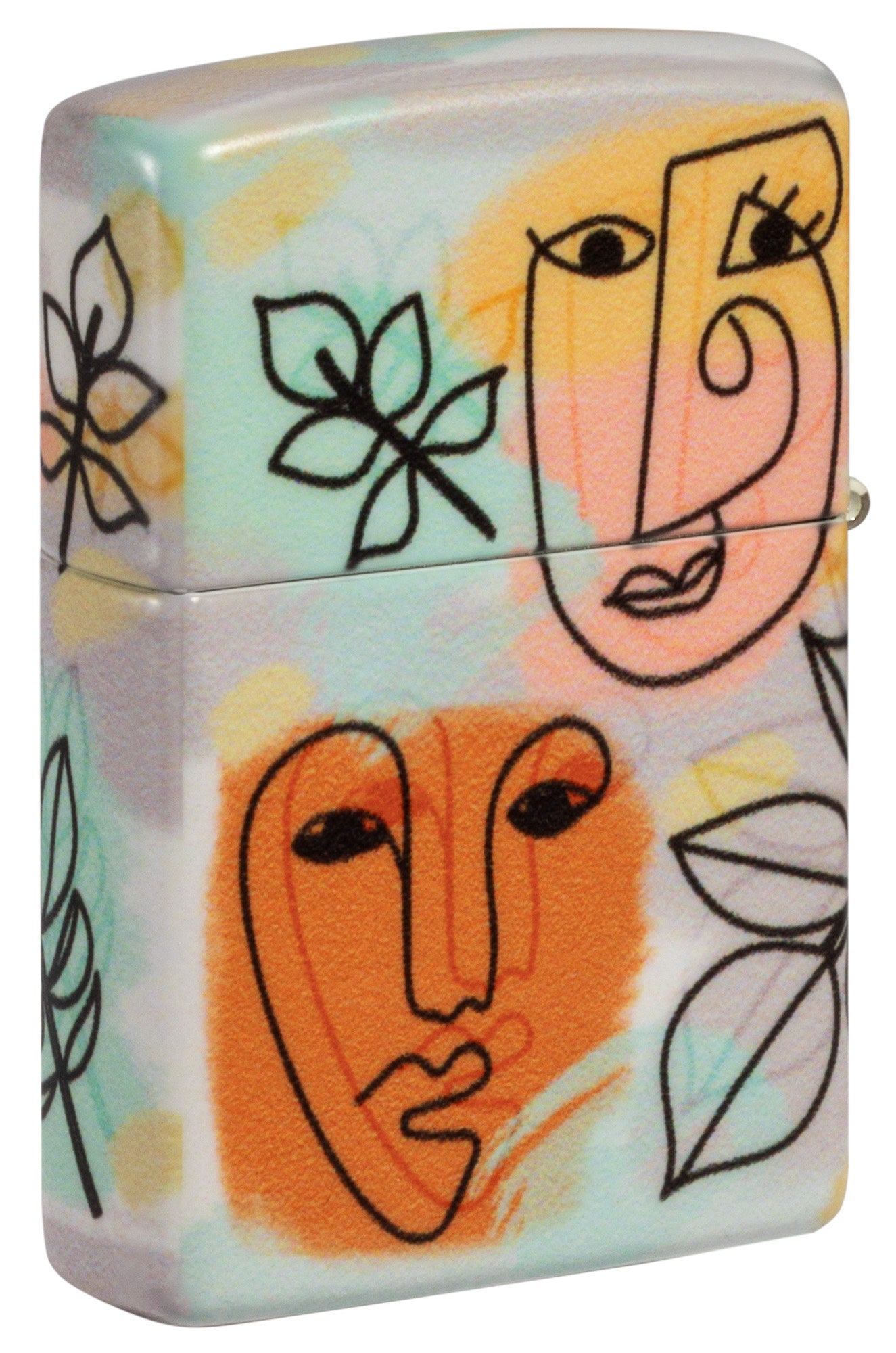 Abstract Faces Design Wall Art - Modern Canvas Prints for Home & Office Decor - Perfect for Living Room, Bedroom, and Workspace Aesthetics