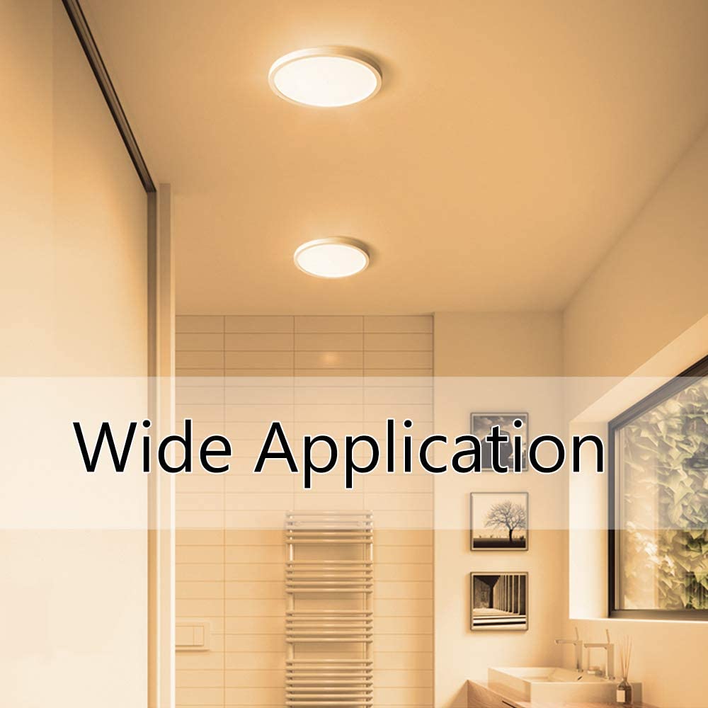Modern LED Ceiling Light Fixture 9 Inch 18W - Energy Saving Dimmable Flush Mount Light for Kitchen, Bedroom, Bathroom | Perfect for Home, Office & Commercial Spaces