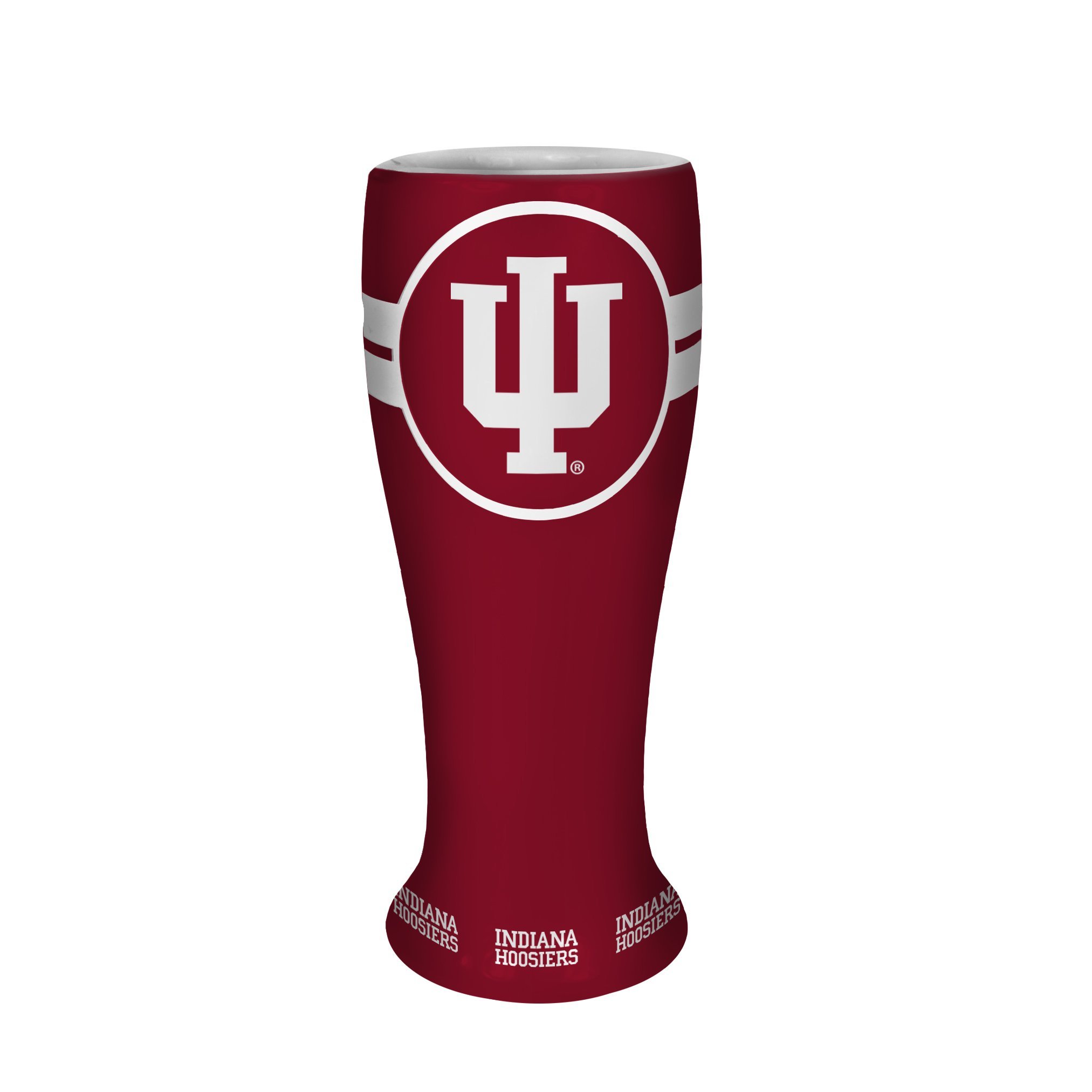 Boelter Brands NCAA Ceramic Collectible Pilsner Beer Glass - Officially Licensed College Team Souvenir for Sports Fans, Game Day Parties & Home Bar Decor