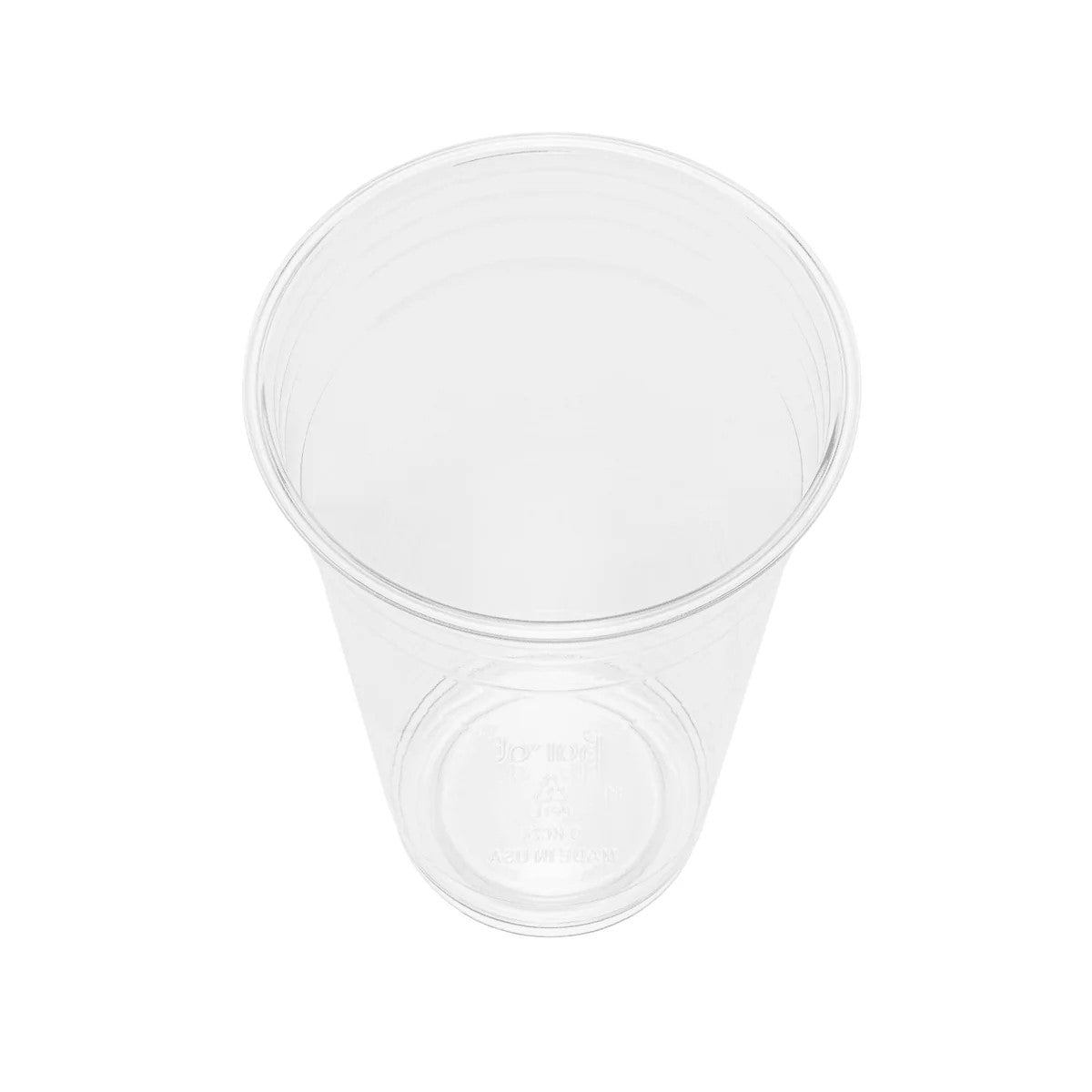 32 oz Clear PET Plastic Cups - 25 Pack | Disposable Drinking Cups for Parties, Picnics, and Events