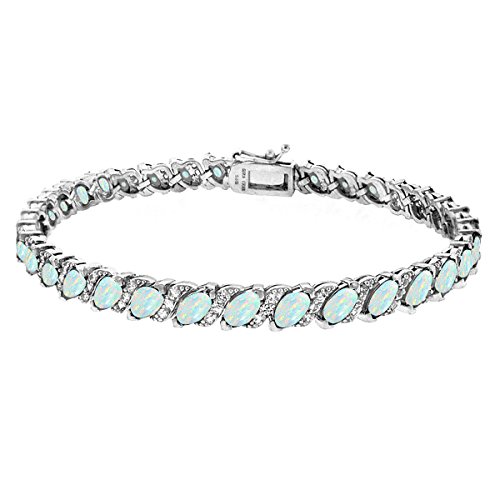 Synthetic Opal - Silver