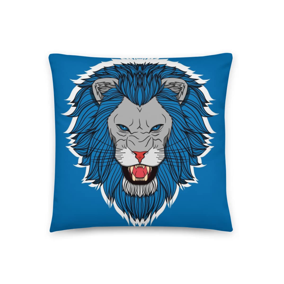 Roaring Lion Decorative Throw Pillows for Bed, Sofa & Outdoor - Machine Washable with Hidden Zipper - Perfect for Living Room, Patio & Home Decor