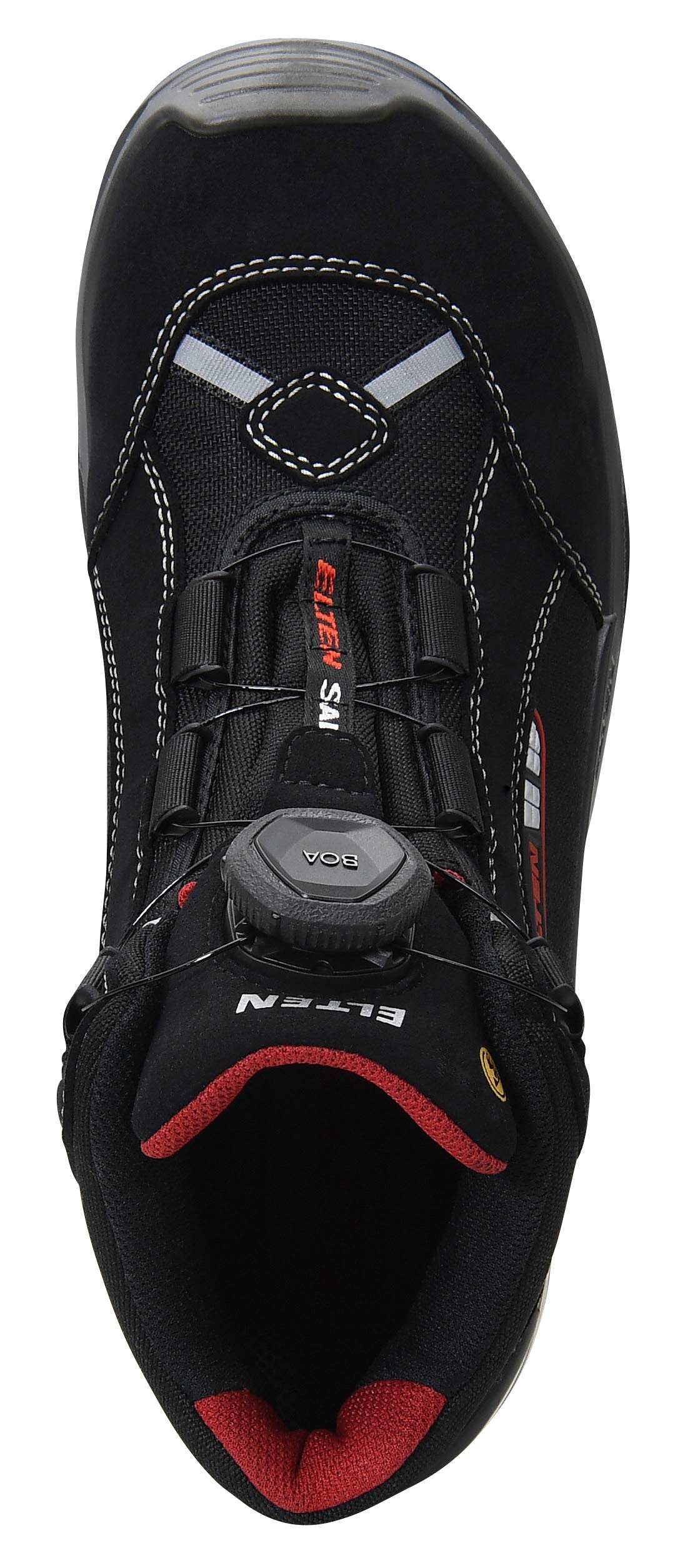 ELTEN Men's Sander Boa ESD S3 Safety Shoes - Slip-Resistant Work Boots for Construction, Warehouse & Industrial Use