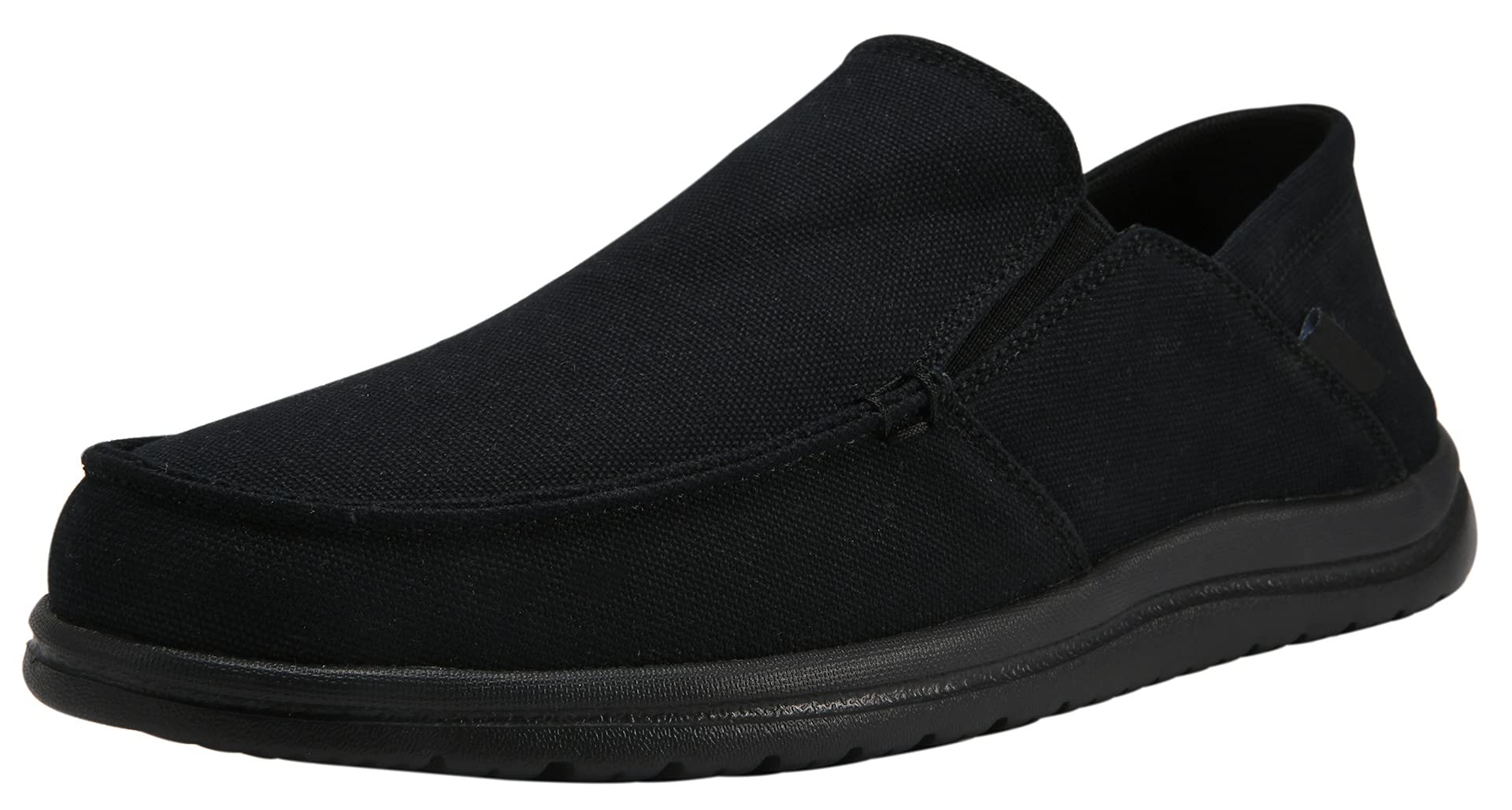 Men's Slip On Canvas Loafers - Comfortable Casual Boat Shoes with Non-Slip Rubber Sole | Perfect for Walking, Driving & Beach Outings