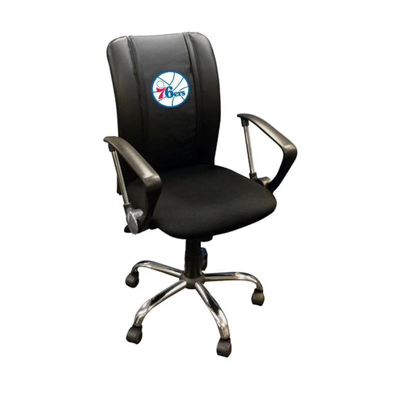 NBA Team Logo Dreamseat Curve Ergonomic Office Chair - Adjustable Height & Lumbar Support for Home, Gaming & Workspace Comfort