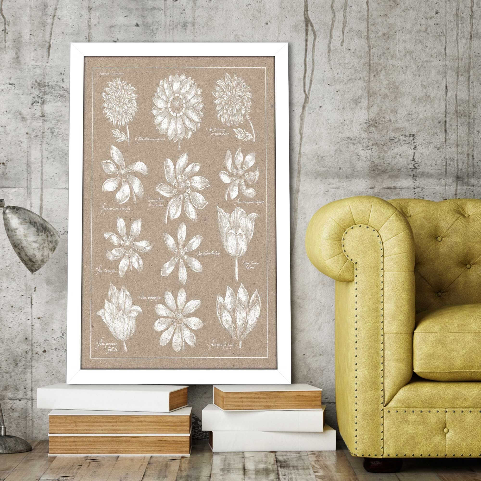 Anemone Plate II Print on Acrylic - Vibrant Wall Art Decor for Living Room, Bedroom & Office - Modern Home Decor Gift Idea