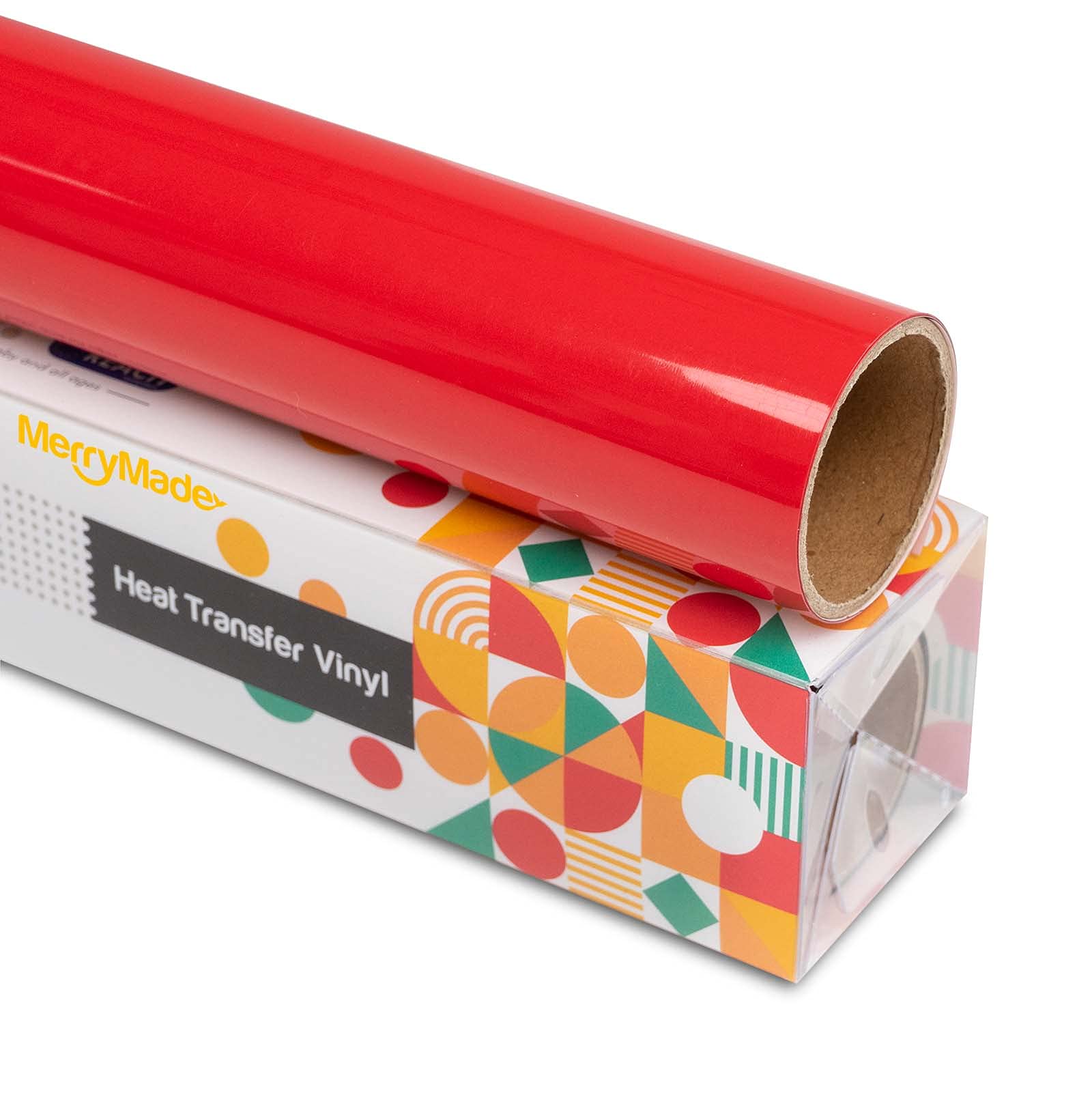 Premium Red Heat Transfer Vinyl HTV Roll - MerryMade Matte PU 12