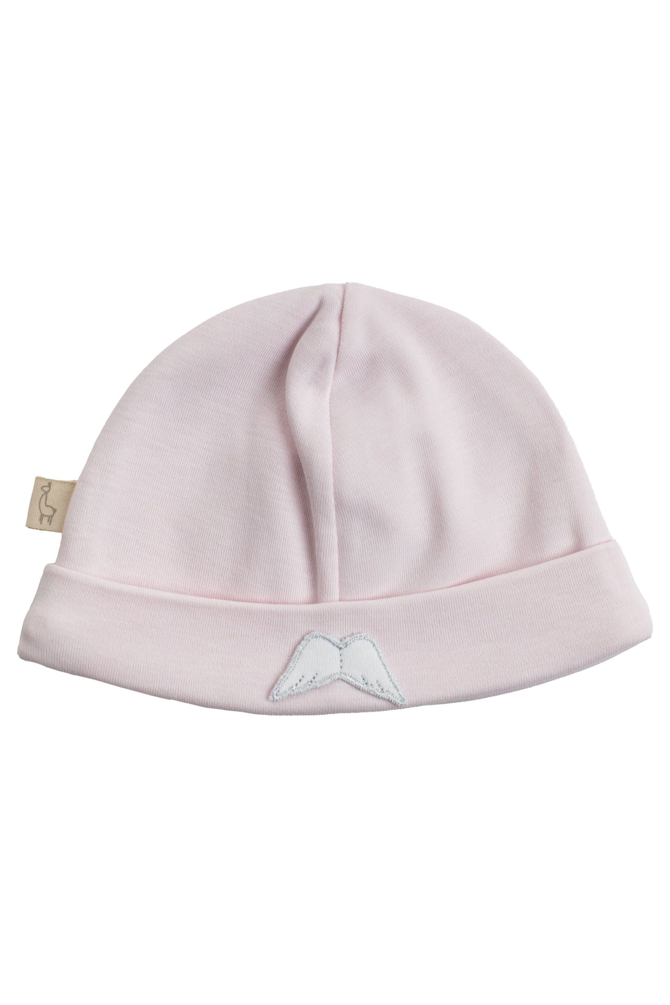 Angel Wing Velour Beanie Hat for Women - Soft Winter Knit Hat with Embroidered Wings - Cozy Fashion Beanie for Cold Weather, Outdoor Activities & Streetwear