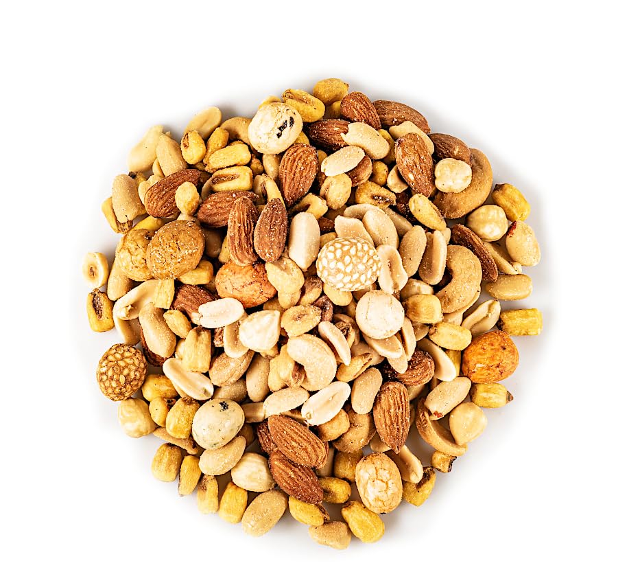 Premium Sunburst Snacks Mixed Nuts - Roasted & Salted 500g | Healthy Snack for Office, Travel & Home | Non-GMO, Gluten-Free | Bulk Nuts for Parties & Gifts