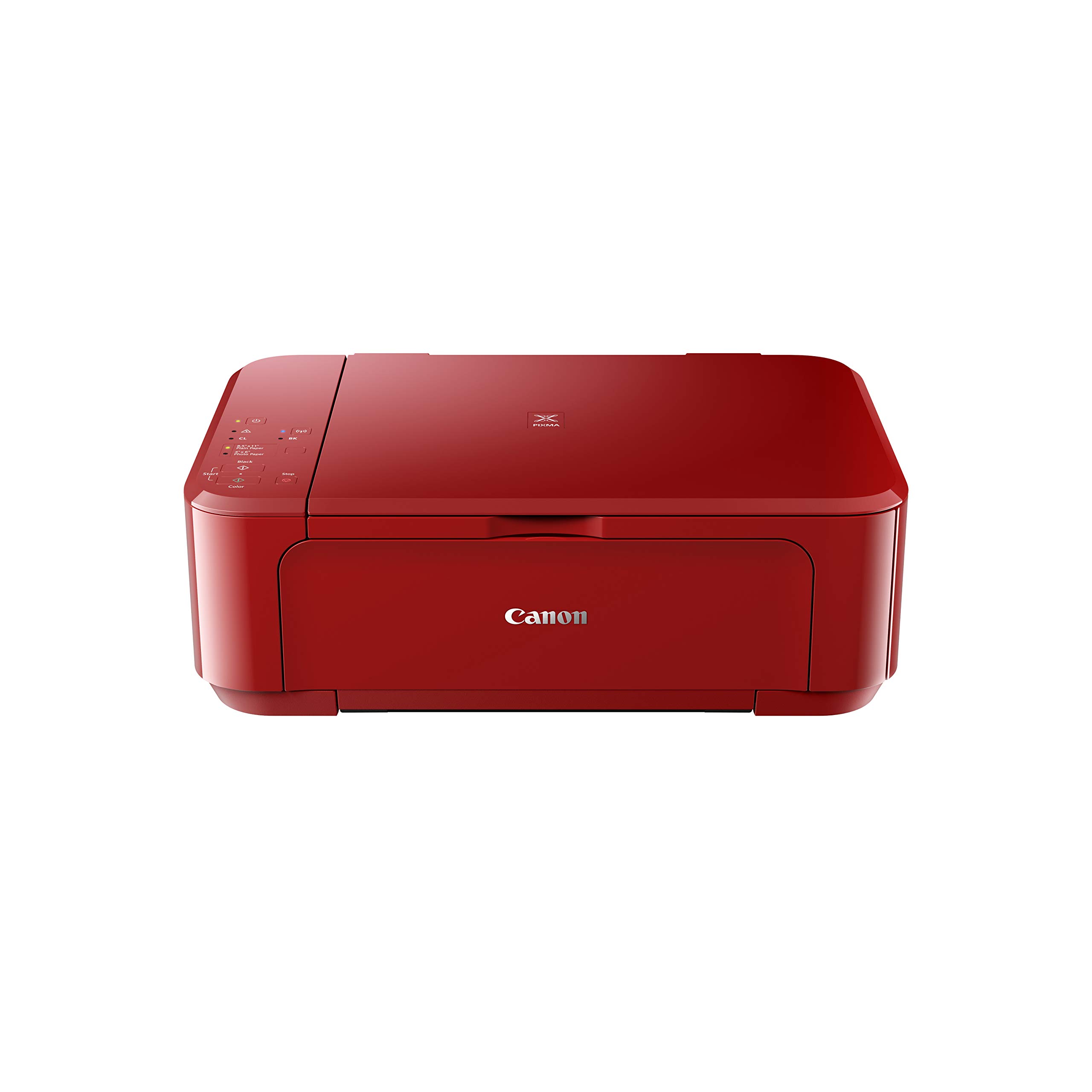 Canon PIXMA MG3650S Wireless All-in-One Color Inkjet Printer with Scanner, Copier, WiFi, Apple AirPrint & Auto Duplex Printing - Red | Perfect for Home Office, School Projects & Small Business Printing Needs