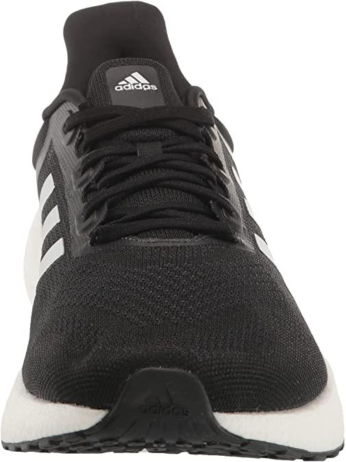 adidas Pureboost 22 Running Shoes for Men & Women - Black/White | Lightweight Cushioned Sneakers for Jogging, Gym Workouts & Daily Wear (Men's US 5 / Women's US 6)