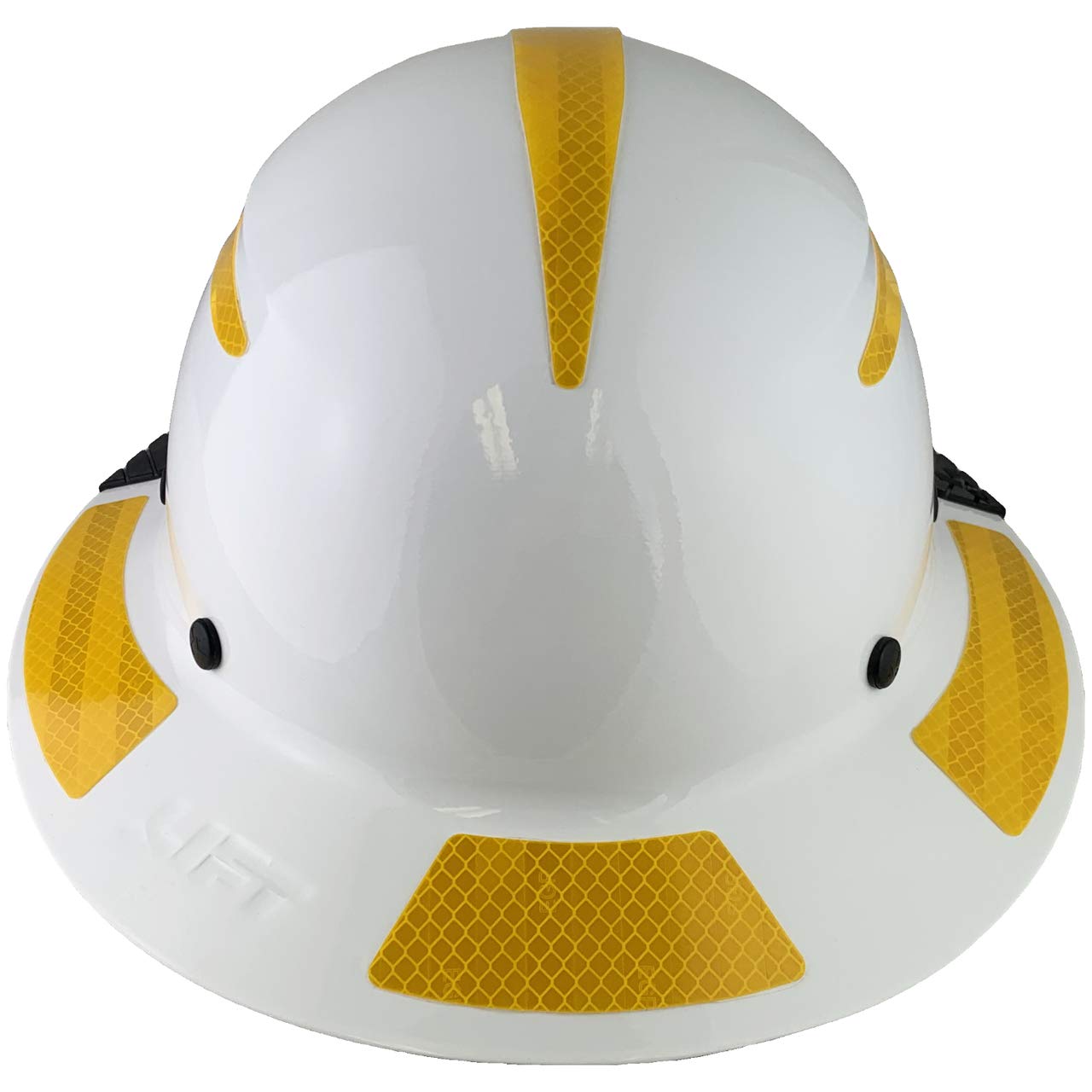 Premium Carbon Fiber Full Brim Safety Helmet - ANSI Certified Hard Hat with Reflective Decals & Free Tote Bag - Ideal for Construction, Industrial Work & Outdoor Safety Gear