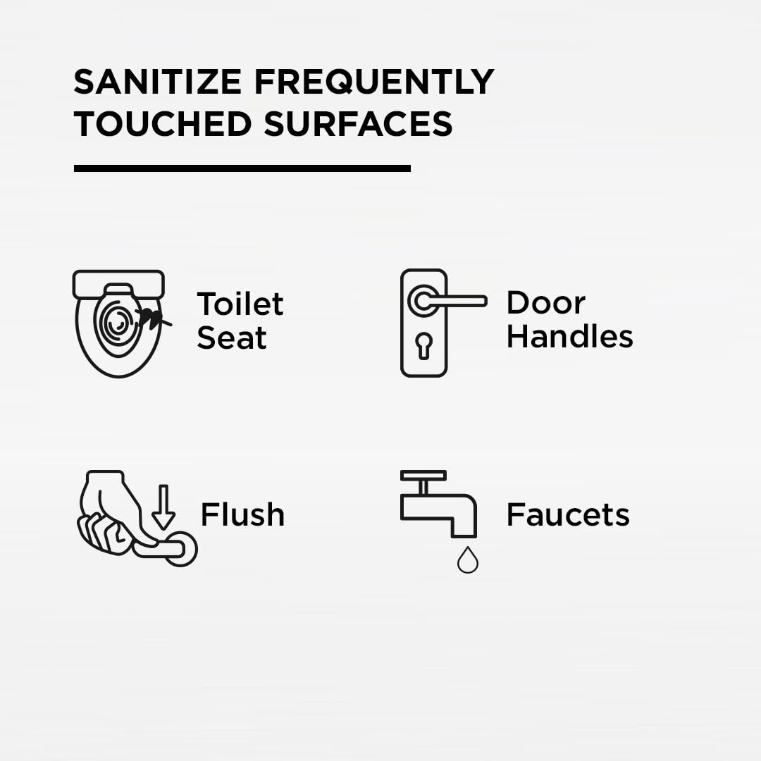 PEESAFE Pee Safe Toilet Seat Sanitizer Spray - 50ml Lavender Scent | Kills 99.9% Germs | Travel & Public Restroom Hygiene Essential | Portable Bathroom Cleaner for Home, Office & Hotels