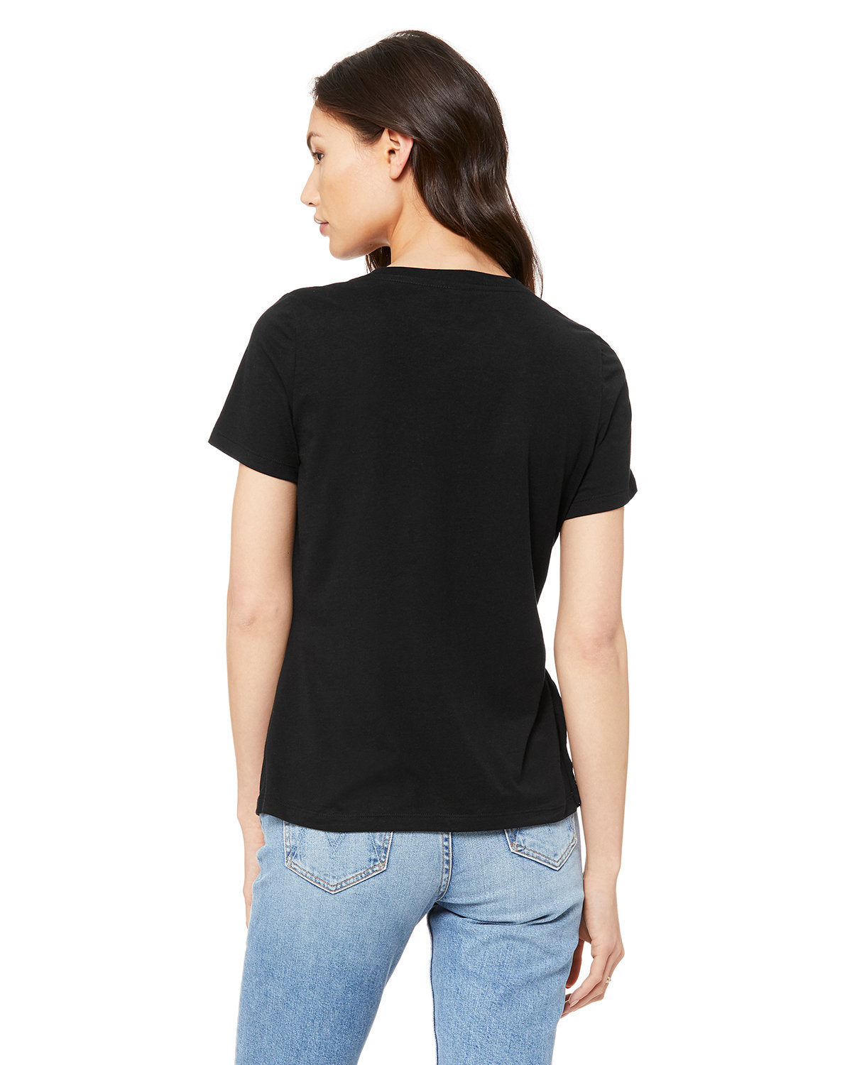 Bella + Canvas 6405 Women's Relaxed Fit Jersey V-Neck T-Shirt - Soft Cotton Tee for Casual Wear, Lounge & Everyday Outfits