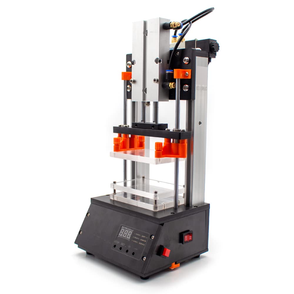 Universal PCBA Test Fixture - Pneumatic Time-Delay PCB Jig for Functional Testing (FCT/ICT) - 145x110mm Circuit Board Tester - Perfect for Electronics Manufacturing & Quality Control