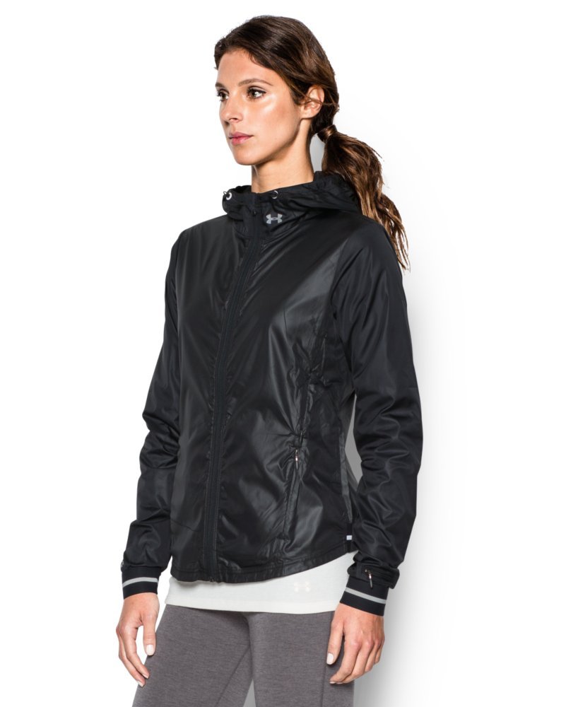 Under Armour Women's Storm Layered Up Jacket - Waterproof Windbreaker Running Jacket for Outdoor Sports & Hiking | Lightweight Hooded Raincoat for Jogging, Travel & Cold Weather Protection