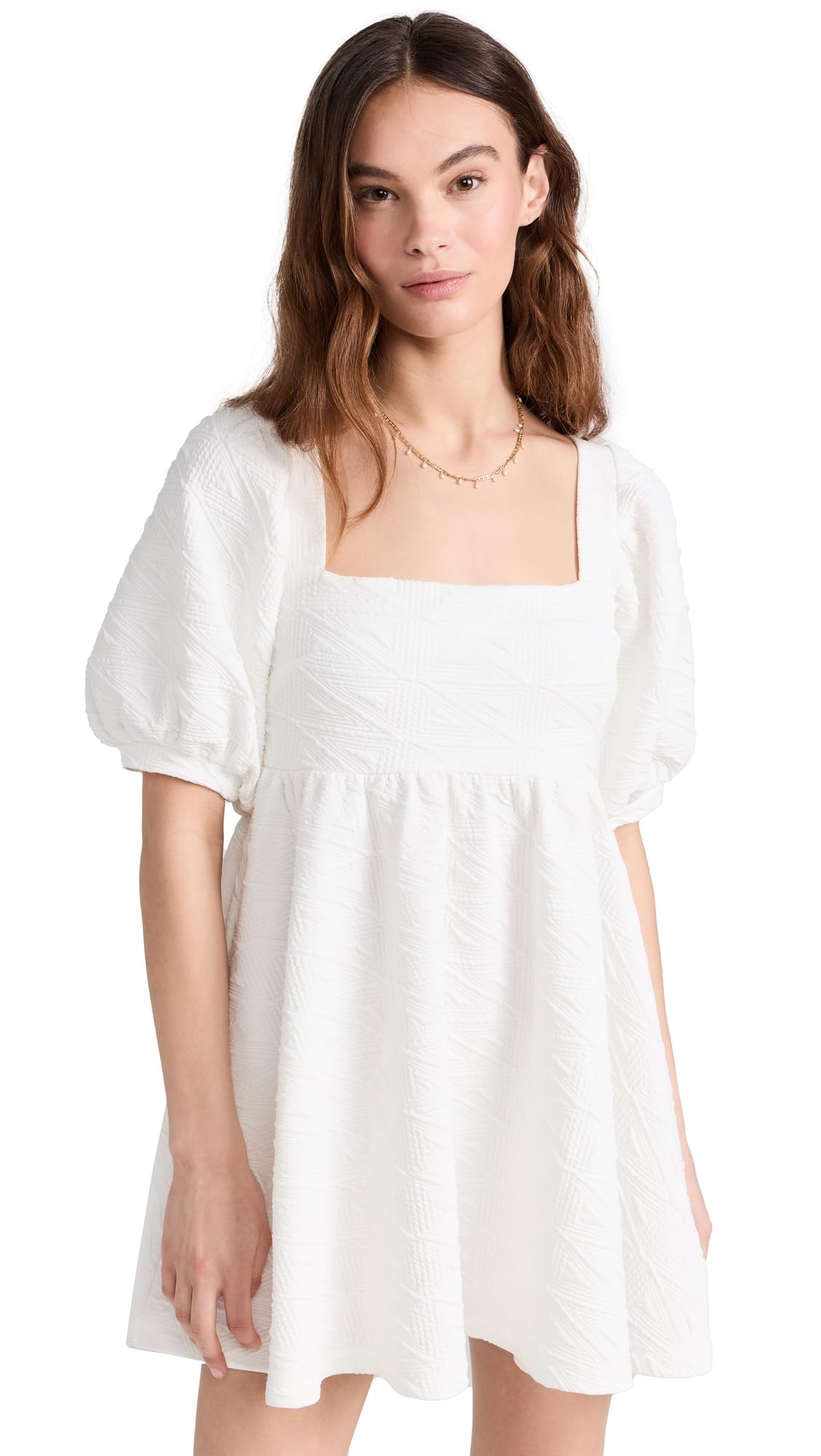 Free People Women's Violet Mini Dress - Flowy Short Sleeve Summer Dress for Casual Outings, Beach Vacations & Date Nights