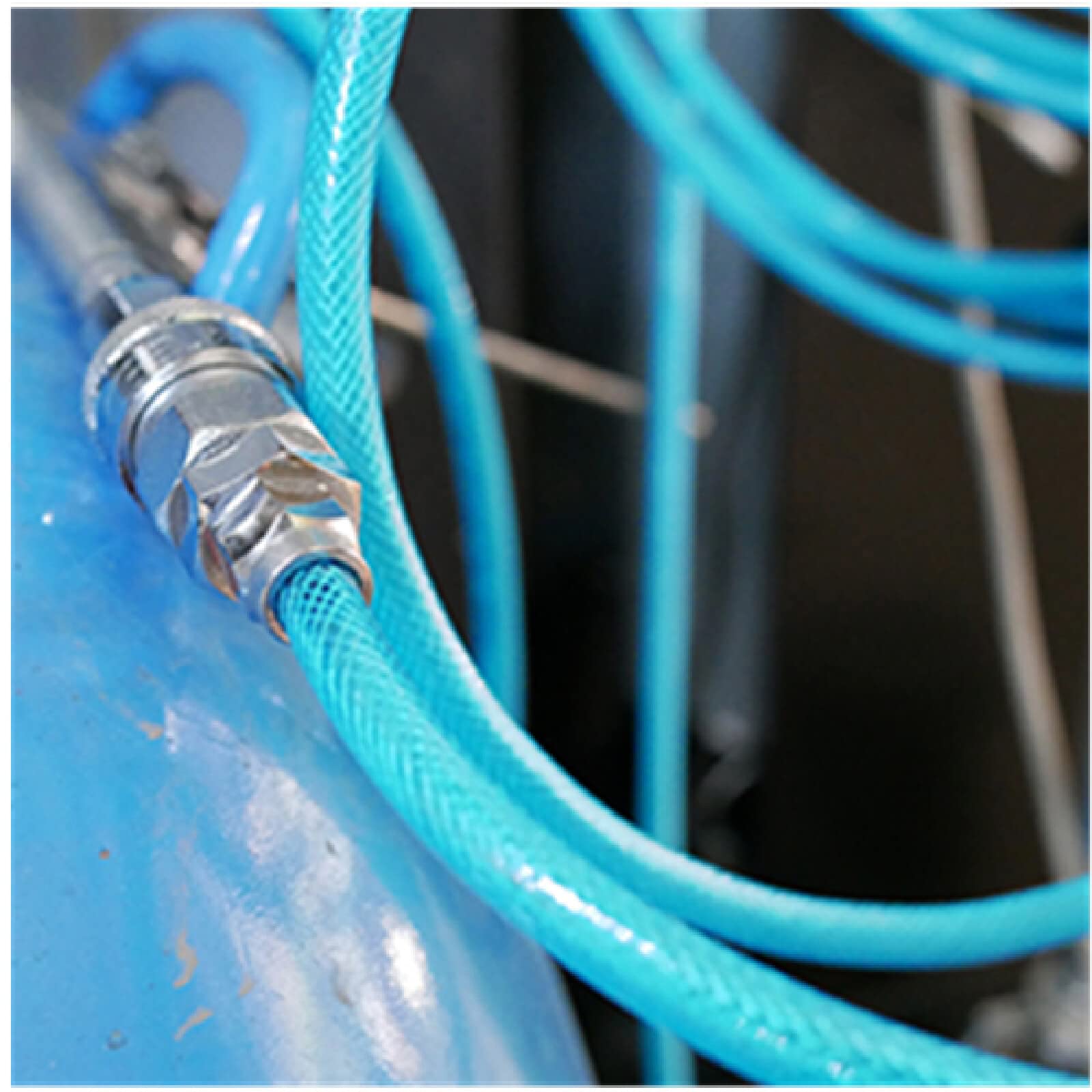 Braided PVC Pipe - Flexible Clean Water Hose, PVC Reinforced Hose, Non-Hard Anti-Freeze Pipe (3 Meters) for Garden Irrigation, Home Plumbing & Outdoor Watering