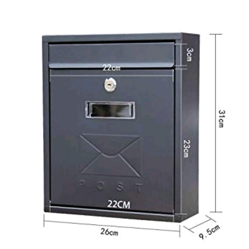 Outdoor Waterproof Wall Mounted Mailbox - Durable Villa Letter Box for Rain Protection | Perfect for Homes, Gardens & Apartments