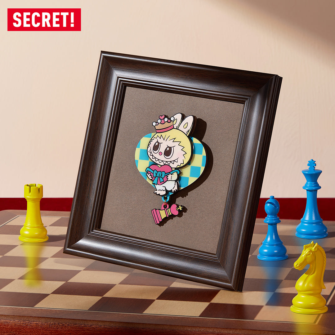 POP MART THE MONSTERS Let's Checkmate Series Blind Box Collectible Fridge Magnets - Fun Office & Home Decor for Chess Lovers