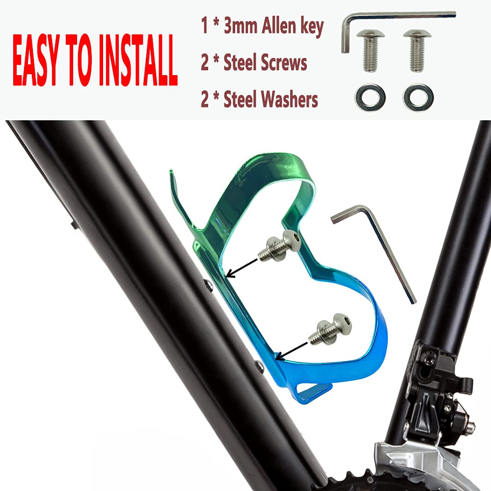 Lightweight Adjustable Bike Water Bottle Cage - Universal Fit for Mountain, Road & MTB Bicycles - Perfect for Cycling, Commuting & Outdoor Adventures
