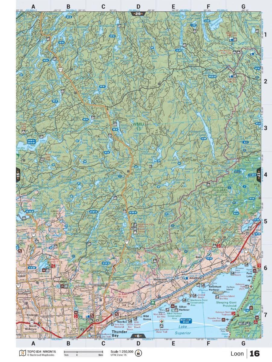 Backroad Mapbooks Northwestern Ontario 5th Edition - Detailed Outdoor Adventure Maps for Hiking, Camping & Fishing in Canada's Wilderness | Perfect for Road Trips & Off-Road Exploration