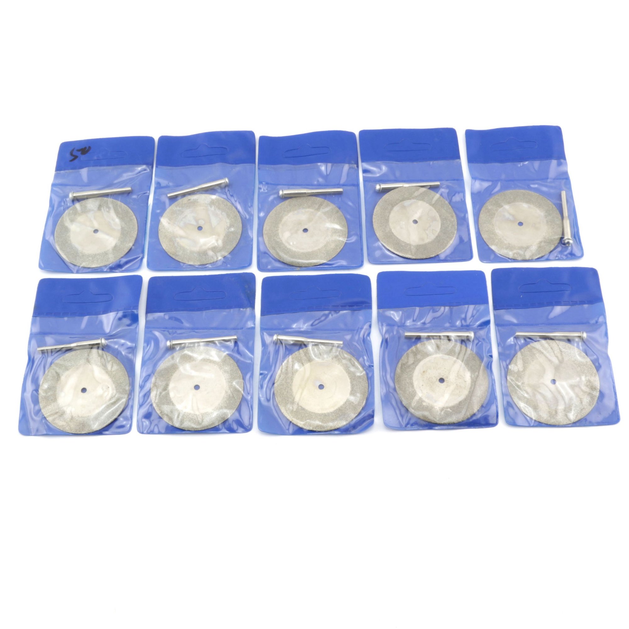 ILOVETOOL 2-Inch Diamond Cutting Wheel - 10Pcs Premium Cut-Off Discs for Dremel, Angle Grinder & Rotary Tools - Perfect for Metal, Ceramic, Tile & Stone Cutting Projects