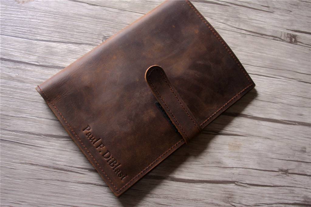 Personalized Engraved Leather Journal Cover - Handmade Notebook Holder for Writing, Sketching & Travel - Perfect Gift for Writers & Artists