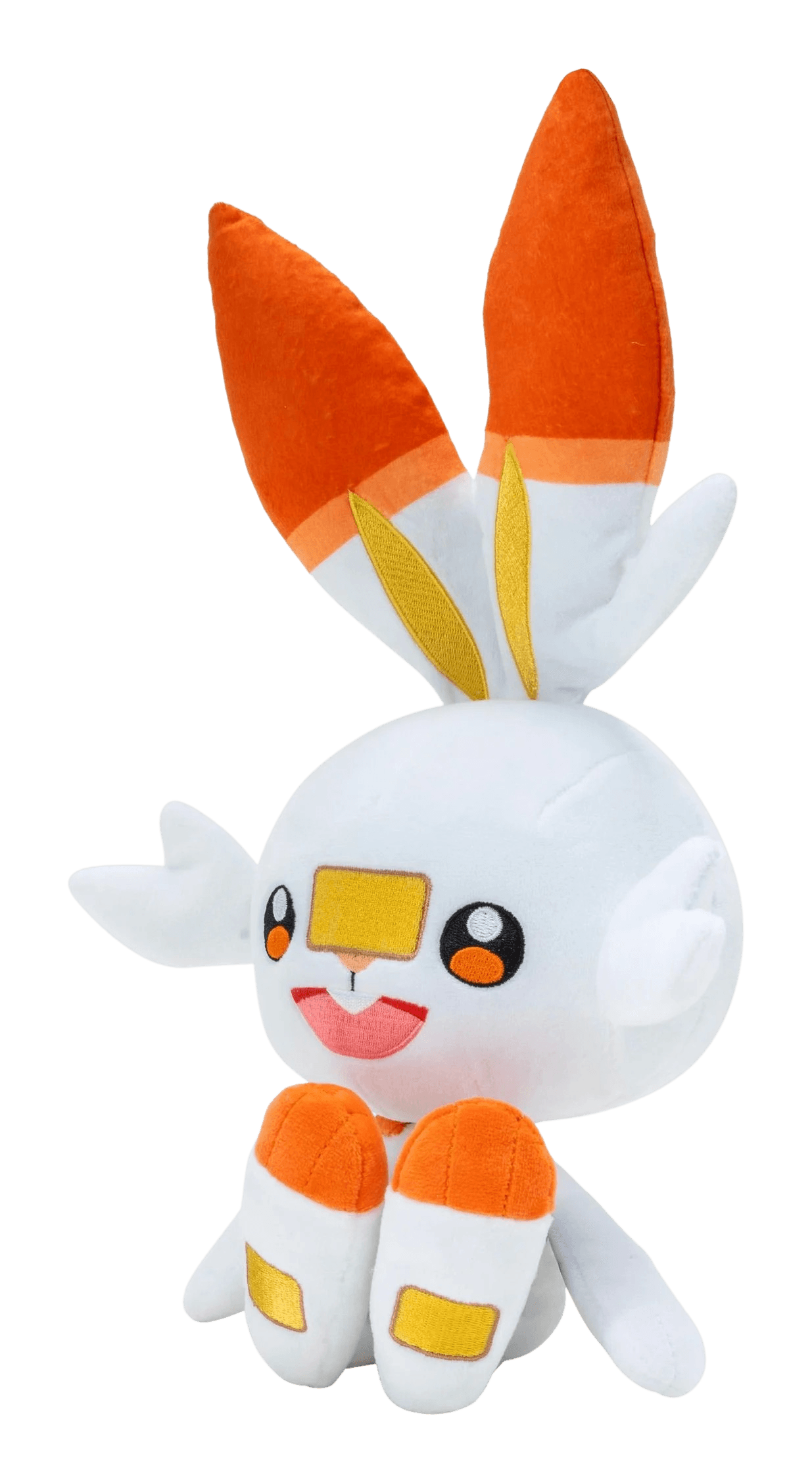 Jazwares Pokemon Plush Scorbunny Stuffed Animal (12 Inch) - Soft Cuddly Toy for Kids, Gift for Pokemon Fans, Perfect for Bedroom Decor & Playtime