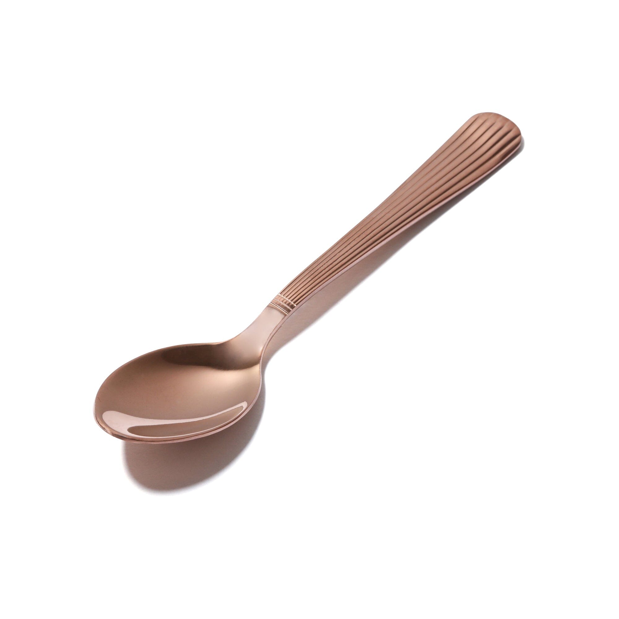 10-Piece Stainless Steel & Copper Cutlery Set - Elegant Flatware for Dining, Gifts, and Home Decor