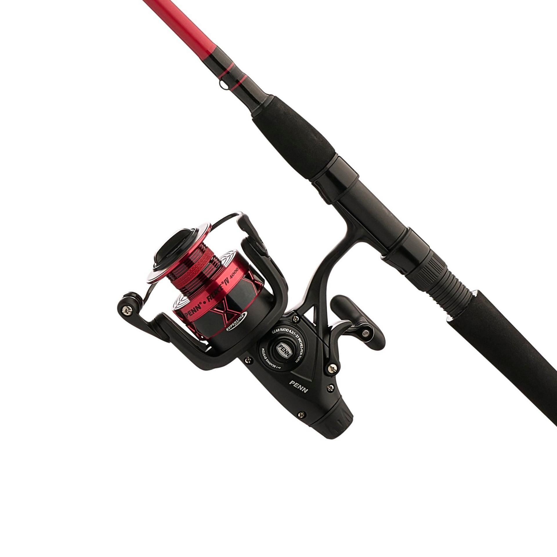 Fierce® IV Live Liner Spinning Rod and Reel Combo - Saltwater Fishing Gear for Inshore & Offshore Anglers - Perfect for Bass, Trout, and Redfish