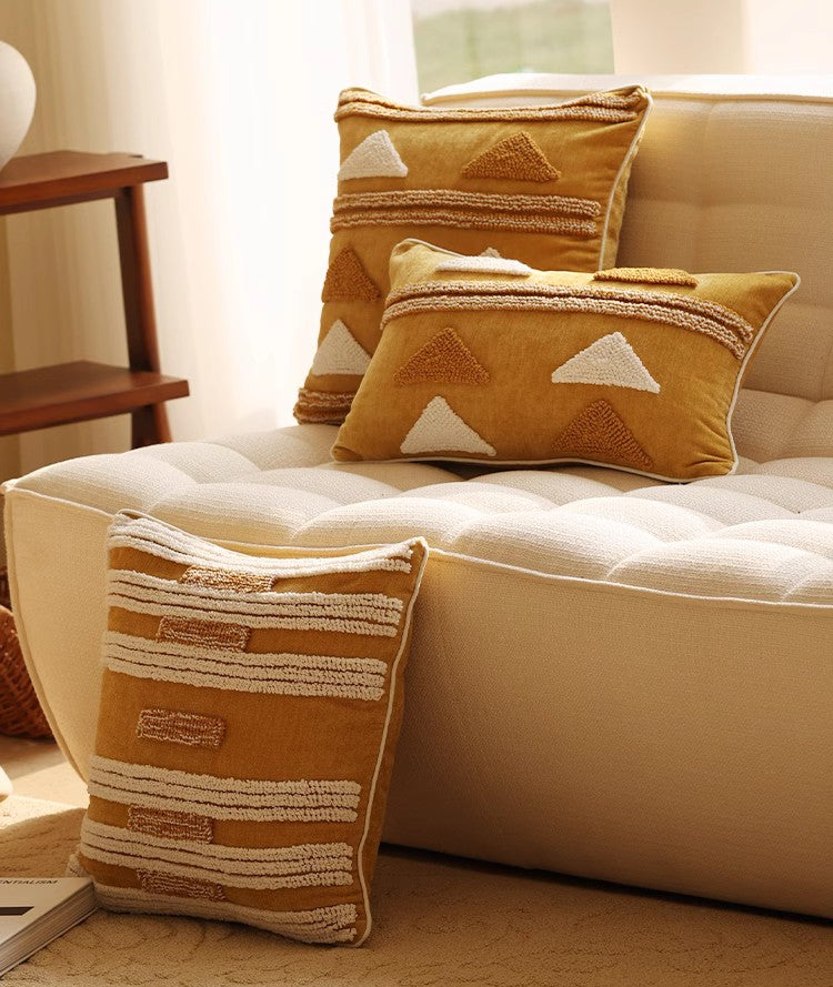 Modern Decorative Throw Pillows for Couch & Living Room - Stylish Square Sofa Pillow Covers & Cushions - Perfect for Home Decor, Lounge Relaxation and Interior Design Accents