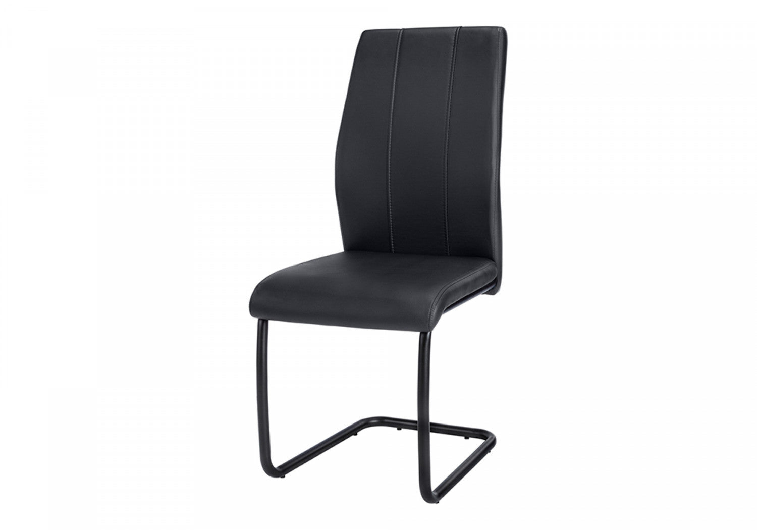 Cabot Dining Chairs Set of 2 - Modern Black Wooden Kitchen Chairs for Dining Room, Kitchen, and Breakfast Nook - Sturdy and Comfortable Seating Solution