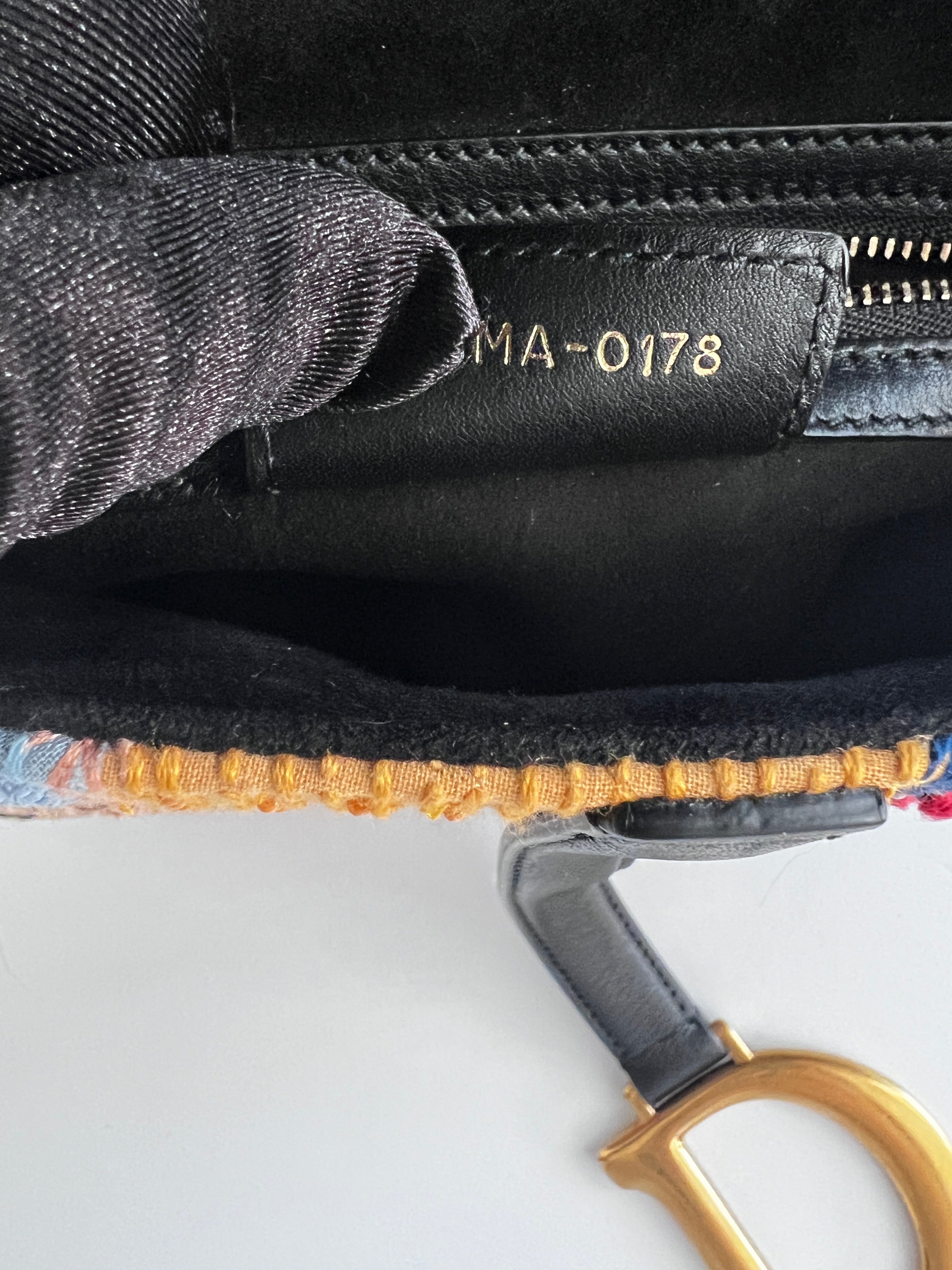 Dior Love & Peace Beaded Saddle Bag 2018 Collection - Luxury Crossbody Purse for Women, Perfect for Parties, Weddings & Special Occasions