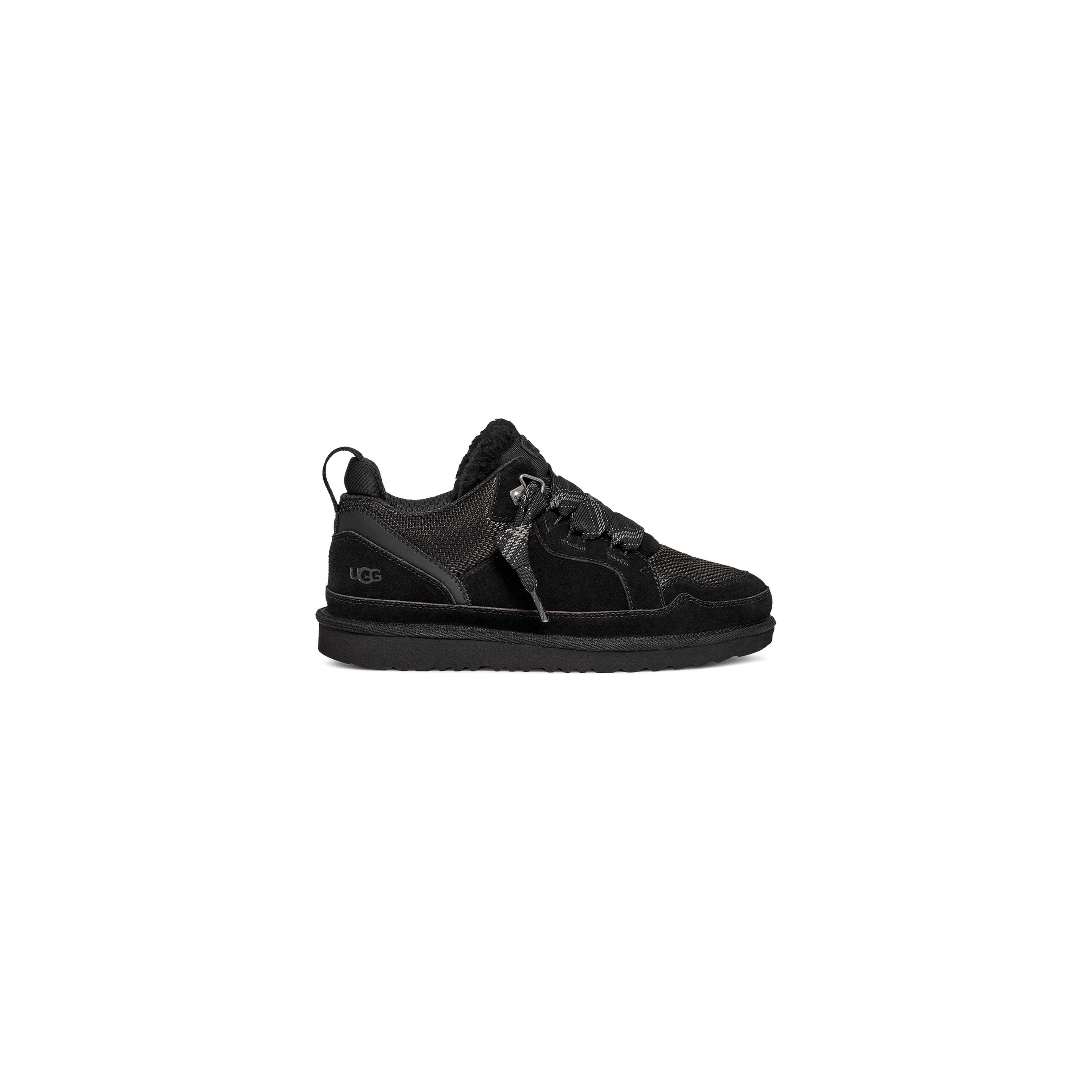 UGG Kid's Lowmel Black Boots with Jason Markk Repel - Waterproof & Stain-Resistant Winter Shoes for Boys & Girls - Perfect for Snow, Rain & Outdoor Play