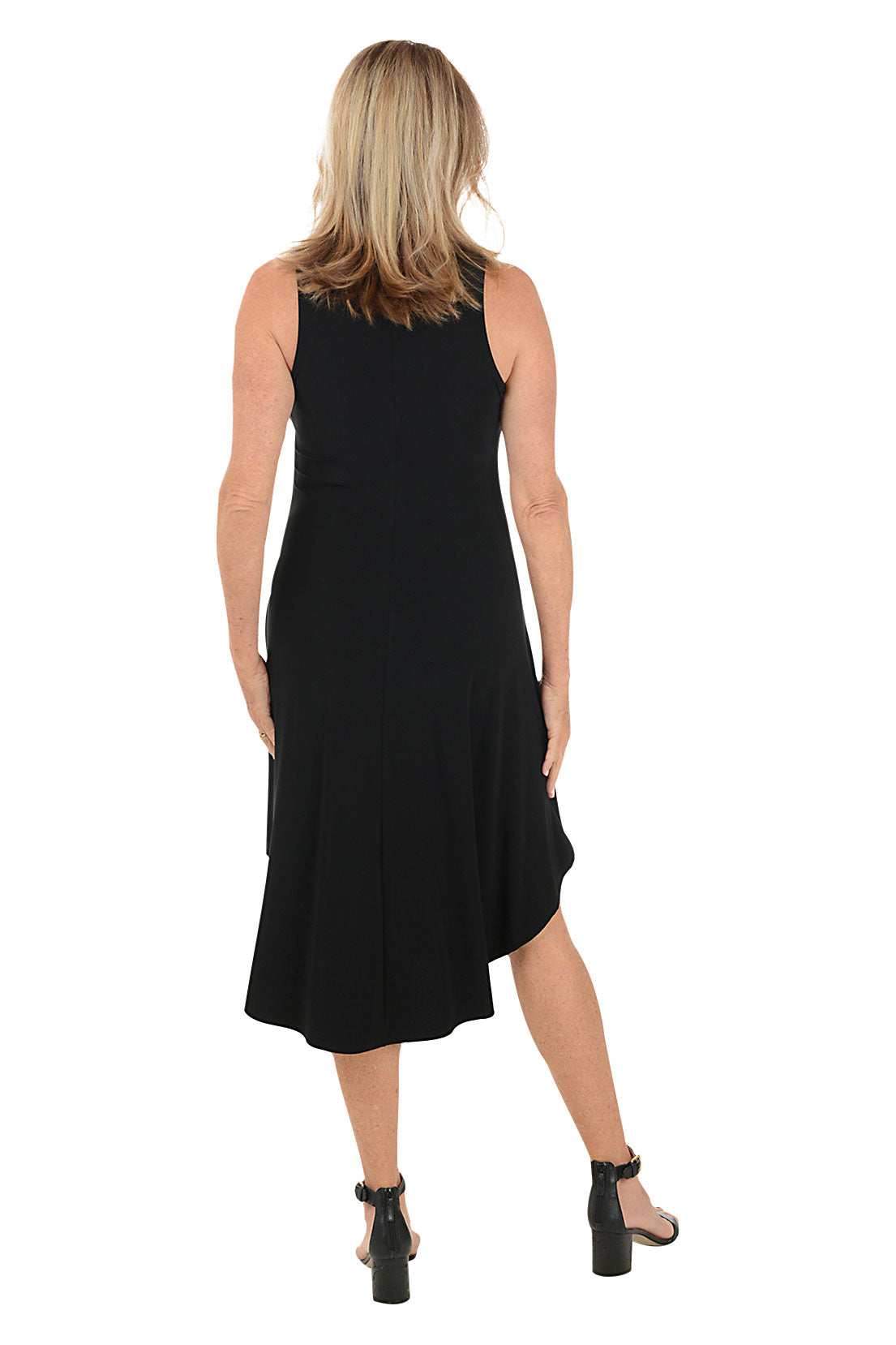 Elegant Curved Hem Sleeveless Maxi Dress for Women - Summer Beach Party & Evening Occasion Wear