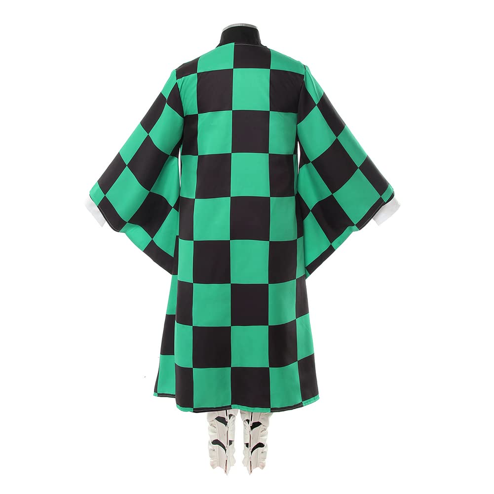 FCCAM Demon Slayer Mitsuri Kanroji Cosplay Costume Outfit - Anime Kimetsu no Yaiba Tanjiro Zenitsu Halloween Party Cosplay