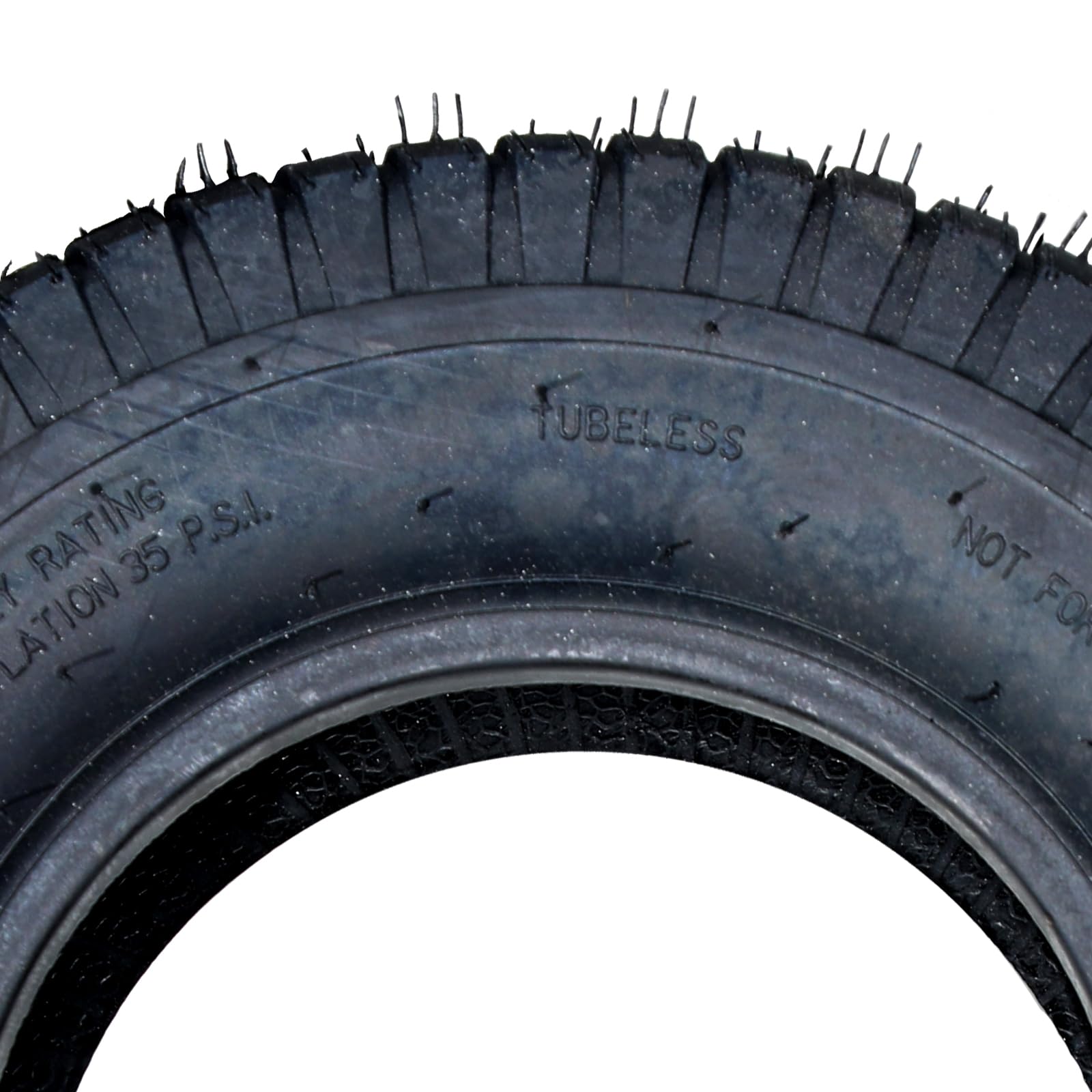 16x6.50-8 Tubeless Lawn Mower Tires - 2 Pack for Garden Tractors & Golf Carts - All-Terrain Turf Tires for Smooth Lawn Mowing and Course Maintenance