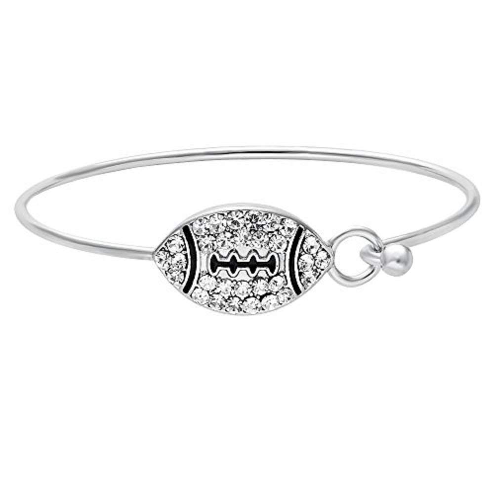 NOUMANDA Fashion Crystal Rugby Chain Bracelet for Women - Elegant Friendship Gift Jewelry for Best Friend, Sister, Girlfriend - Perfect for Birthday, Anniversary, Valentine's Day Gifts