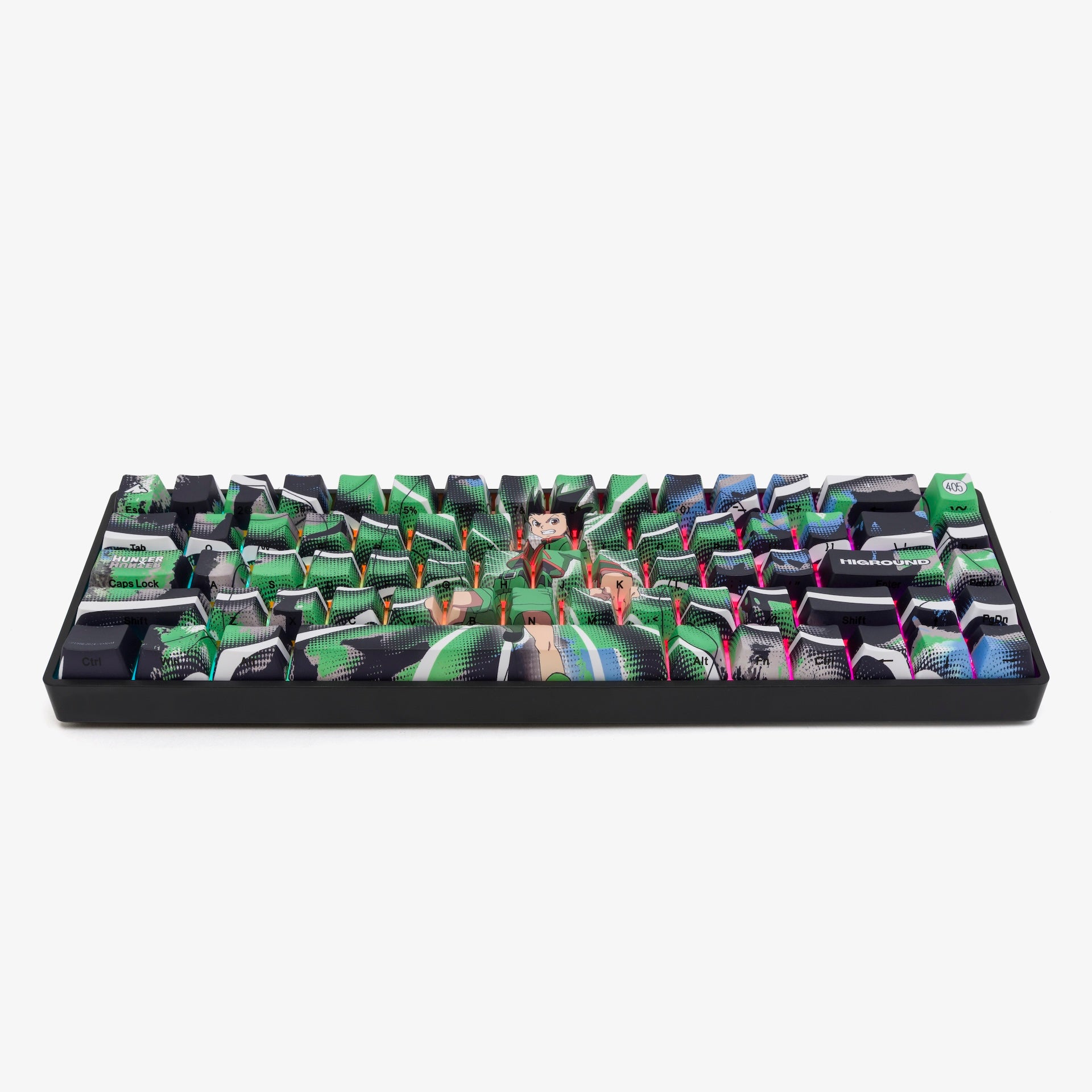 HxH x HG Basecamp 65+ Mechanical Keyboard - Compact 65% Layout with Gon Custom Switches | Perfect for Gaming, Coding & Office Work