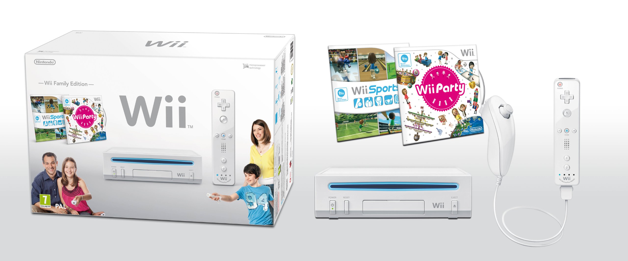 Nintendo Wii Console Bundle with Wii Sports & Wii Party Games - Best Family Entertainment System for Kids & Adults - Perfect for Parties, Fitness & Fun Game Nights