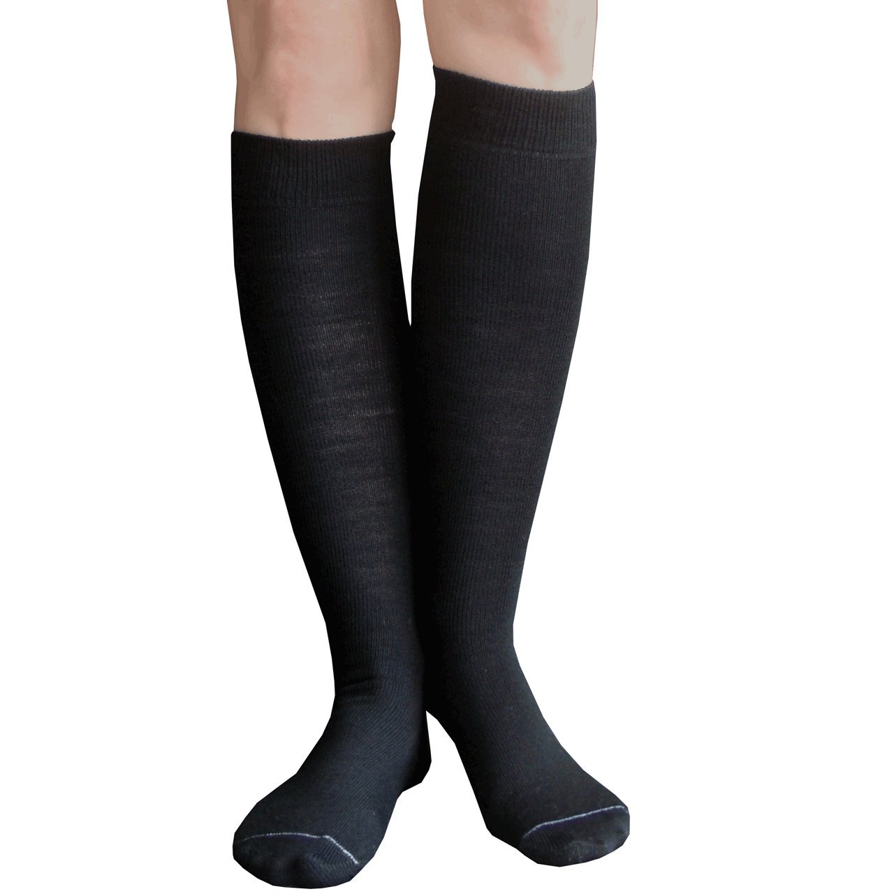 Women's Thin Knee High Socks - Solid Colors for Work & Casual Wear